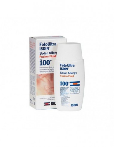 Fotoultra Isdin Solar Allergy Fusion Fluid Fotodermatosis 1 Envase 50 Ml