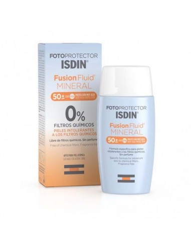 Fotoprotector Isdin Fusion Fluid Mineral Spf 50 1 Envase 50 Ml