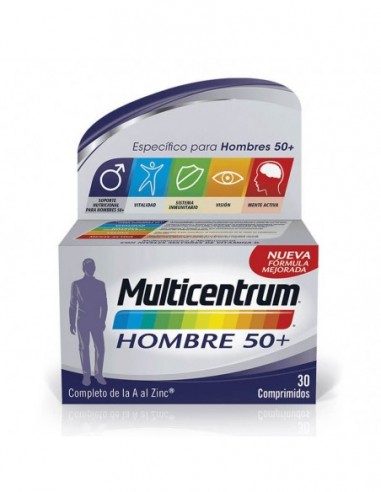 Multicentrum Hombre 50+ 30 Comprimidos