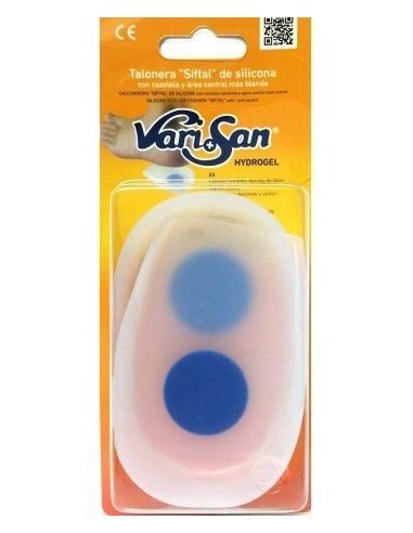 TALONERA SIFTAL CAZOLETA HYDROGEL VARISAN 1 PAR TALLA PEQUEÑA