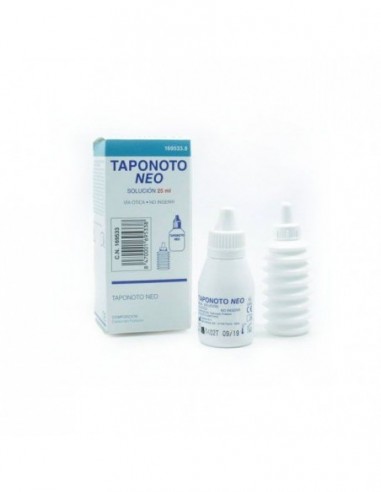 Taponoto Neo Solucion Limpieza Oidos 1 Vial Gotero 25 Ml Y Pera