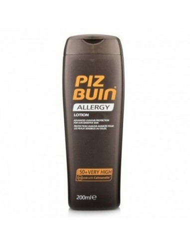 Piz Buin Allergy Locion Piel Sensible Al Sol Spf 50+ Proteccion Muy Alta 1 Envase 200 Ml