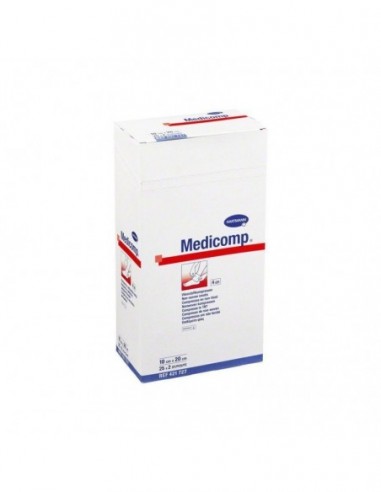 Medicomp Compresas Aposito Esteril 10 Sobres 2 Unidades 10 Cm X 10 Cm