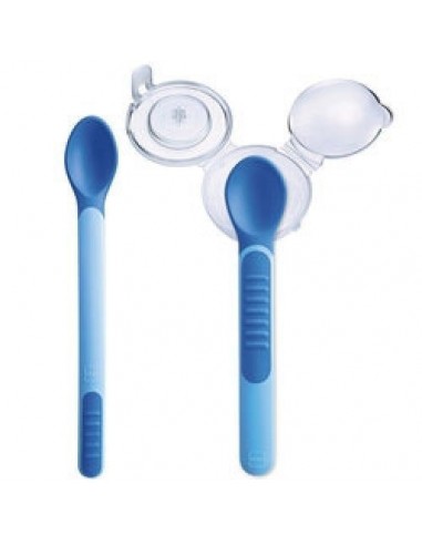 CUCHARA CON PUNTAS SENSIBLES AL CALOR MAM HEAT SENSITIVE SPOON & COVER