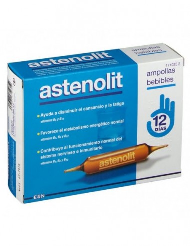 Astenolit 12 Ampollas Bebibles