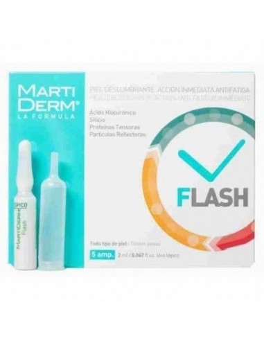 MARTIDERM FLASH AMPOLLAS 5 AMPOLLAS 2 ml