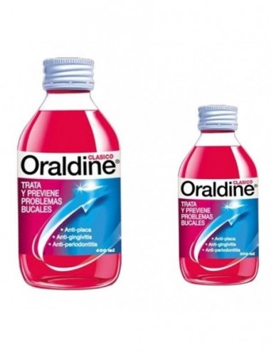 Oraldine Antiseptico 1 Envase 400 Ml + 1 Envase 200 Ml Pack