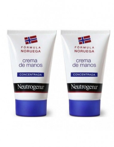 NEUTROGENA FORMULA NORUEGA CREMA DE MANOS CONCENTRADA 2 ENVASES 50 ml