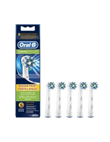 CEPILLO DENTAL ELECTRICO RECAMBIO ORAL-B PRO CROSS ACTION XL 6 CABEZALES