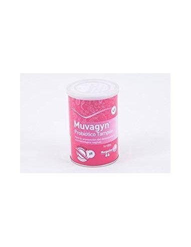 Muvagyn Probiotico Tampon Vaginal 9 Tampones Regular Con Aplicador