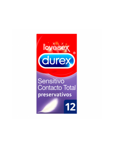 Durex Sensitivo Contacto Total Preservativos 12 Preservativos 2 Cajas