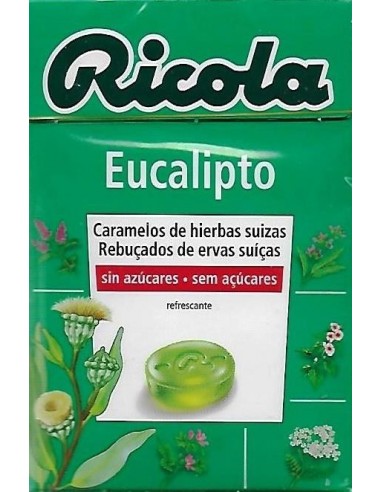 Ricola Caramelos Sin Azucar 1 Envase 50 G Sabor Eucaliptus