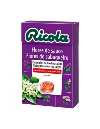 Ricola Caramelos Sin Azucar 1 Envase 50 G Sabor Flor De Sauco