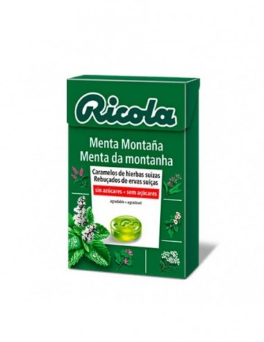 Ricola Caramelos Sin Azucar 1 Envase 50 G Sabor Menta Montaña