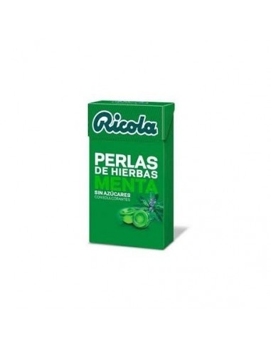 Ricola Perlas Sin Azucar 1 Envase 25 G Sabor Menta