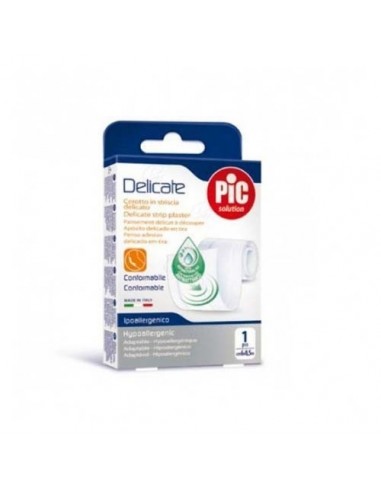 Pic Delicate Tnt Antibacteriano Aposito Adhesivo Blanco 6 X 50 Cm