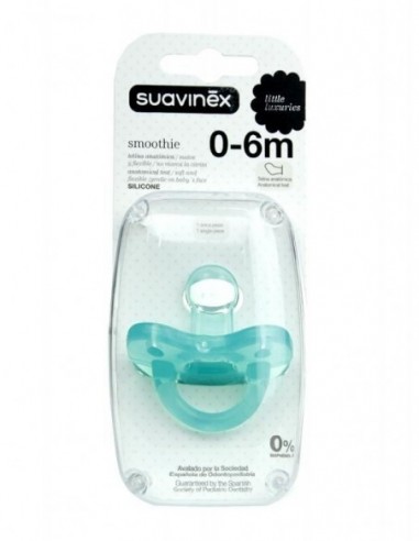 Chupete Silicona Anatomico Suavinex Todosilicona 0 - 6 Meses 1 Unidad