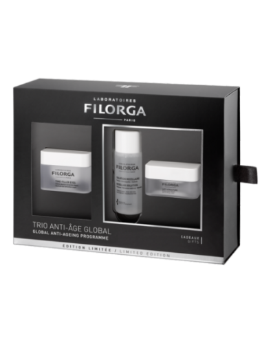 Cofre Filorga Trio Antiage Global ( Time Filler Eyes 15Ml + Regalo Solution Micellaire 50Ml + Regalo Lift Structure 15Ml)