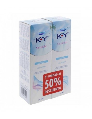 K-Y GEL LUBRICANTE HIDROSOLUBLE INTIMO 2 ENVASES 75 ml