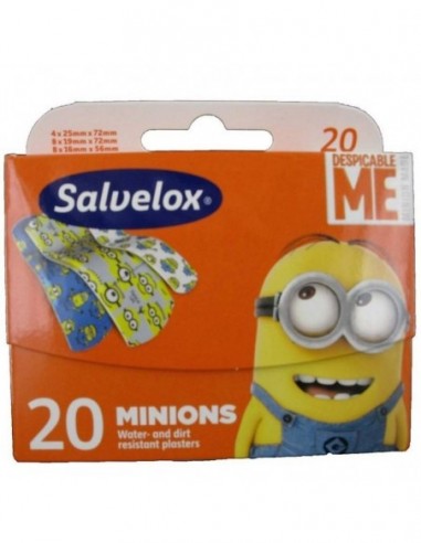 Salvelox Aposito Adhesivo Minions 20 Apositos Infantiles