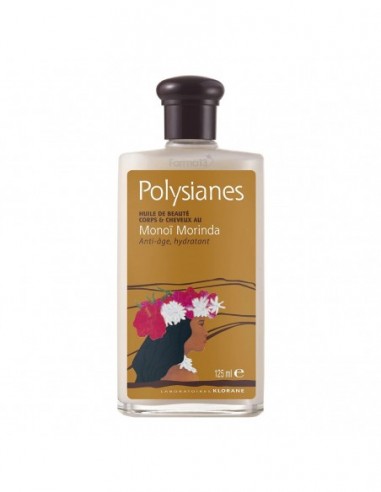 Polysianes Monoï Morinda Aceite De Belleza Klorane Cuerpo Y Cabello 1 Envase 125 Ml