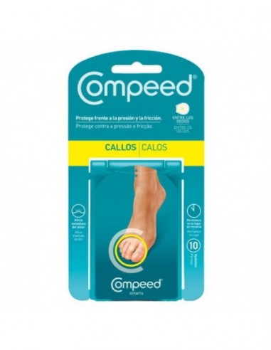 COMPEED CALLOS HIDROCOLOIDE ENTRE DEDOS 10 UNIDADES