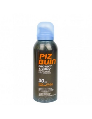 Piz Buin Protect & Cool Fps 30 Protec Alta Mousse Solar Refrescante 1 Envase 200 Ml