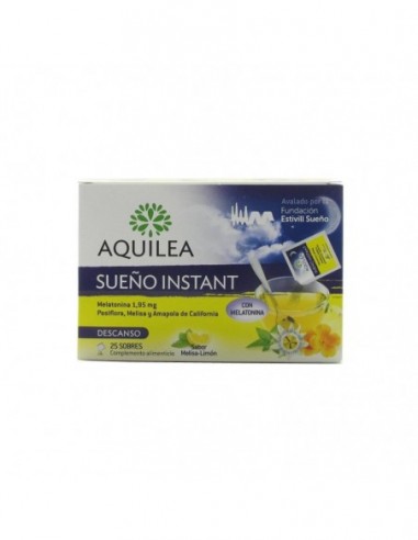 Aquilea Sueño Instant 1,95 Mg 25 Sobres Sabor Melisa Limon