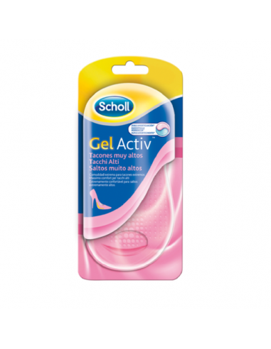 Plantillas Scholl Gel Activ Tacon Muy Alto