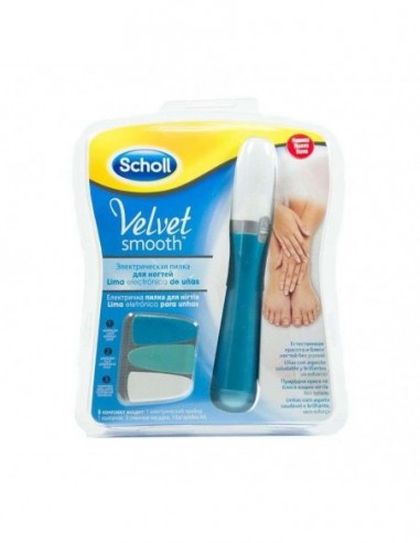 Dr Scholl Velvet Smooth Lima Electronica Uñas Recargable