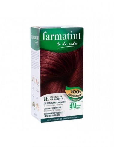 Farmatint 1 Envase 135 Ml Tono 4M Castaño Caoba