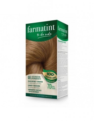 Farmatint 1 Envase 135 Ml Tono 7D Rubio Dorado