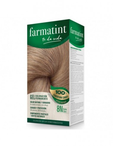 Farmatint 1 Envase 135 Ml Tono 8N Rubio Claro