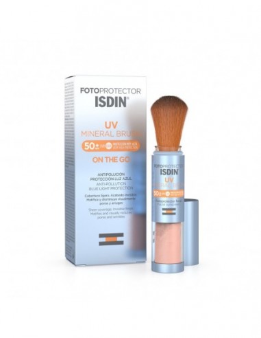 Fotoprotector Isdin Uv Mineral Brush Spf 50+ 1 Brocha Dosificadora 2 G