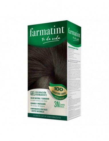 Farmatint 1 Envase 135 Ml Tono 3N Castaño Oscuro