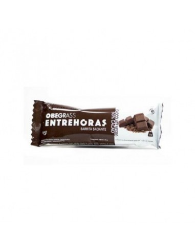 Obegrass Entrehoras 20 Barritas 30 G Sabor Chocolate Negro