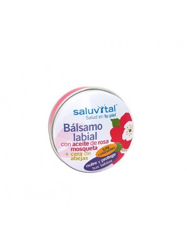 Saluvital Balsamo Labial Rosa Mosqueta 1 Envase 15 G