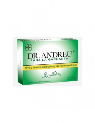 Dr. Andreu Para La Garganta 24 Pastillas Para Chupar