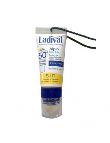 Ladival Alpin Fps 50+ Crema 1 Envase 20 Ml + Labial 1 Envase 3,2 G