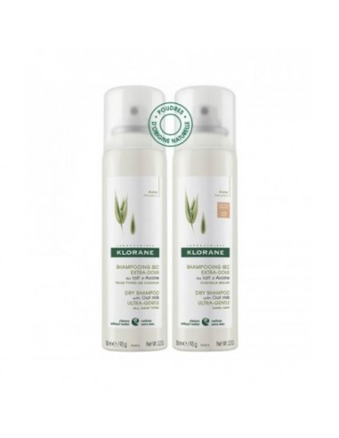 Klorane Champu Seco A La Leche De Avena 2 Envases 150 Ml Pack Duo