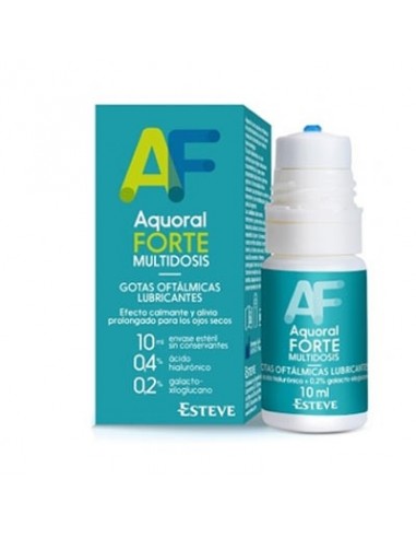 Aquoral Forte Gotas Oftalmicas Lubricantes Esteriles 30 Monodosis 0,5 Ml