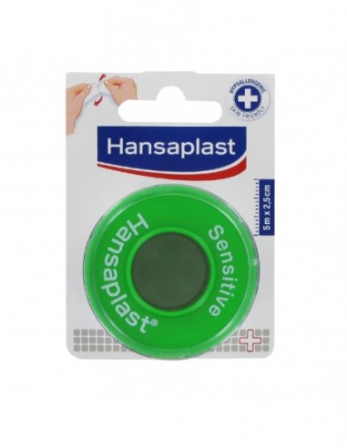 Esparadrapo Hipoalergico Hansaplast Sensitive 1 Unidad 5 M X 2,5 Cm