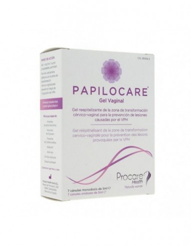 Papilocare Gel Vaginal 7 Canulas 5 Ml