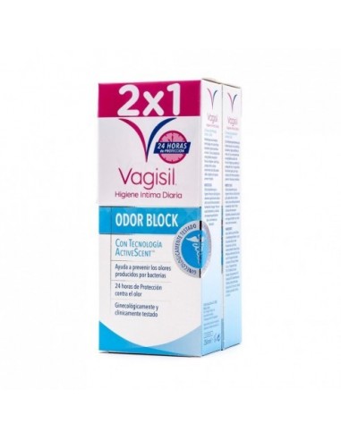 Vagisil Higiene Intima Odor Block 2 Envases 250 Ml Pack