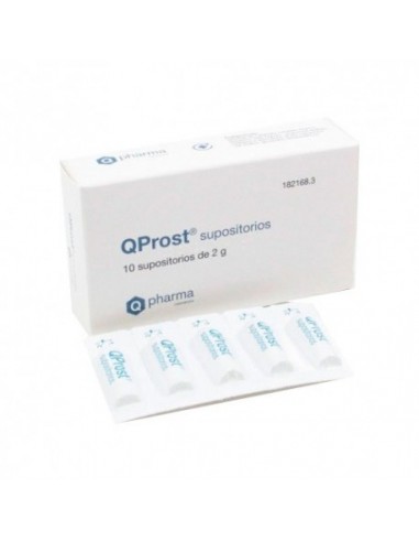 Qprost Supositorios 10 Unidades