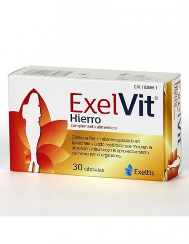 Exelvit Hierro 30 Capsulas