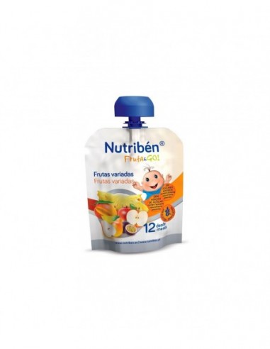 Nutriben Fruta & Go Frutas Variadas 1 Envase 90 G