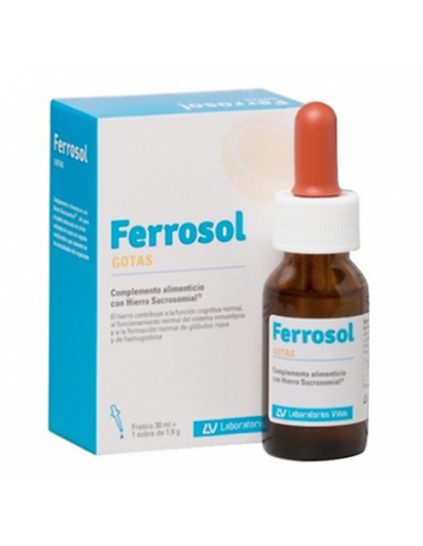 Ferrosol Gotas Y Sobre 1 Frasco 30 Ml + 1 Sobre 1,9 G