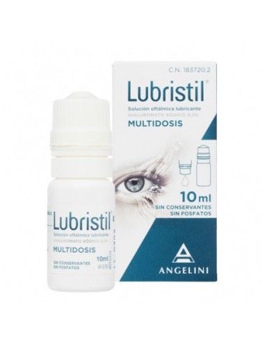 Lubristil Solucion Oftalmica Lubricante 1 Envase Multidosis 10 Ml