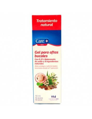 Care+ Gel Para Aftas Bucales 1 Envase 10 Ml